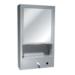 ASI-0430-9 Surface Restroom Cabinet - Mirror, Towel & Soap