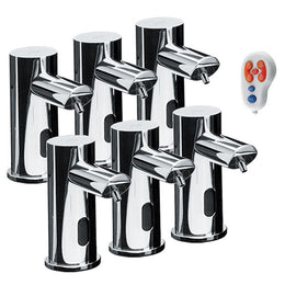 ASI 0393-6-1A Foam Soap Dispenser 6-Pack - Top Fill Battery